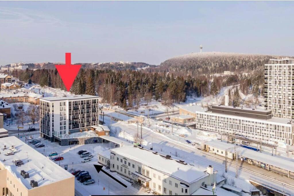 Apartment Near The Train Station, Free Parking &Netflix Kuopio Bagian luar foto