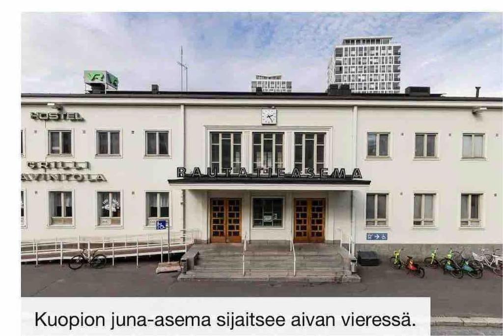 Apartment Near The Train Station, Free Parking &Netflix Kuopio Bagian luar foto